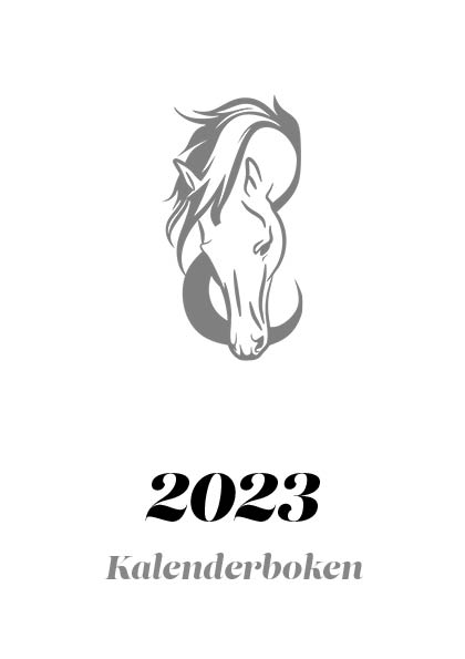 Kalenderboken häst 2023