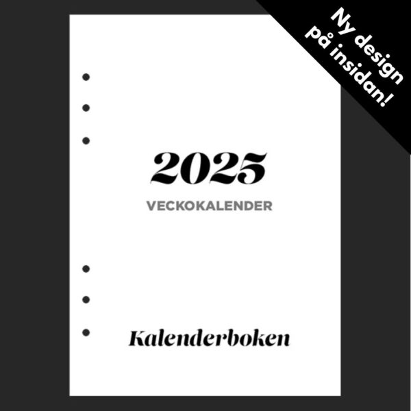 System veckokalender 2025