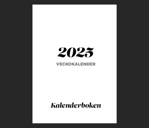 Veckokalender 2025