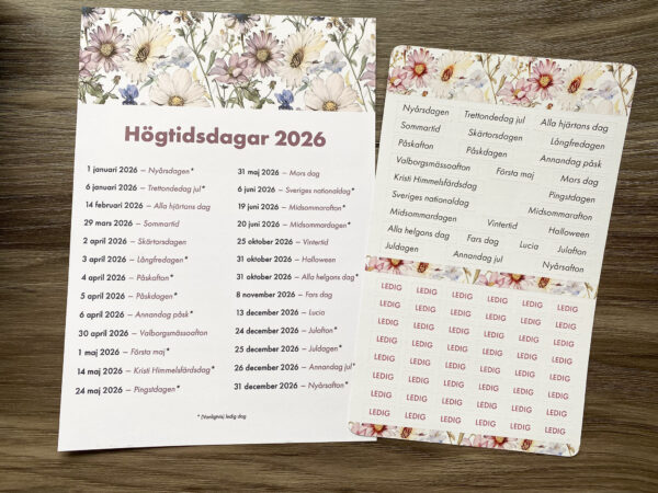 helgdagar 2026